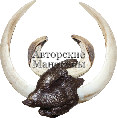 Заглушка голова кабана (правая) №2