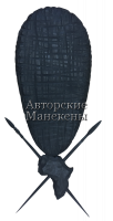 Медальон под череп (Африка) без листиков