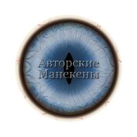 Глаза песец-2 16 мм "Про" (голубые)