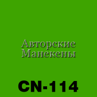 Краска покрывная зеленый яркий CN-114